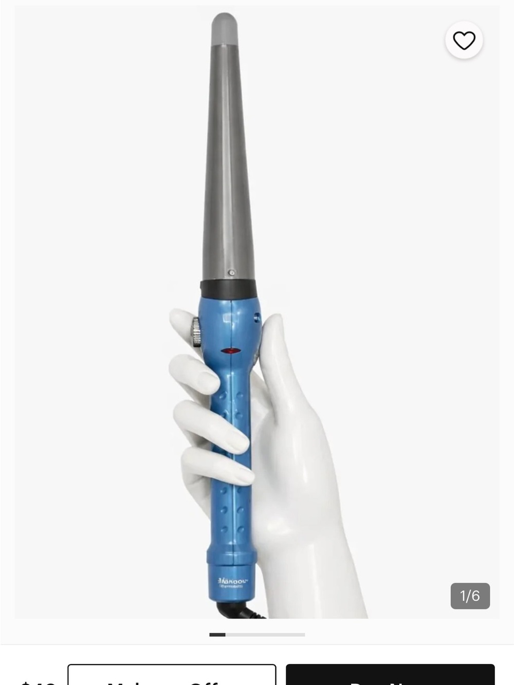 BaBylissPRO Nano Titanium Conicurl Iron